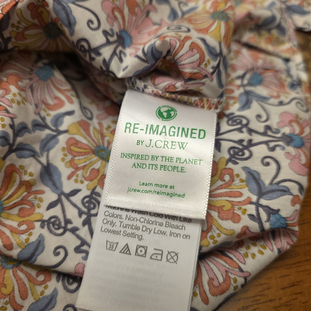 J. Crew Floral Print Women's Blouse Size S Nwt - Picture 14 of 15